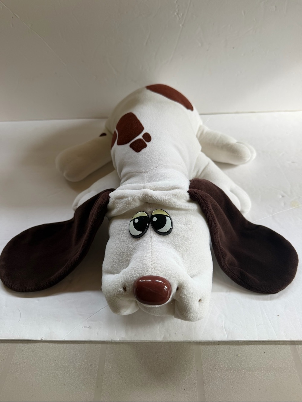 POUND PUPPIES VINTAGE 1985 TONKA LARGE TAN BROWN DOG PLUSH PUPPY TOY 18 INCH